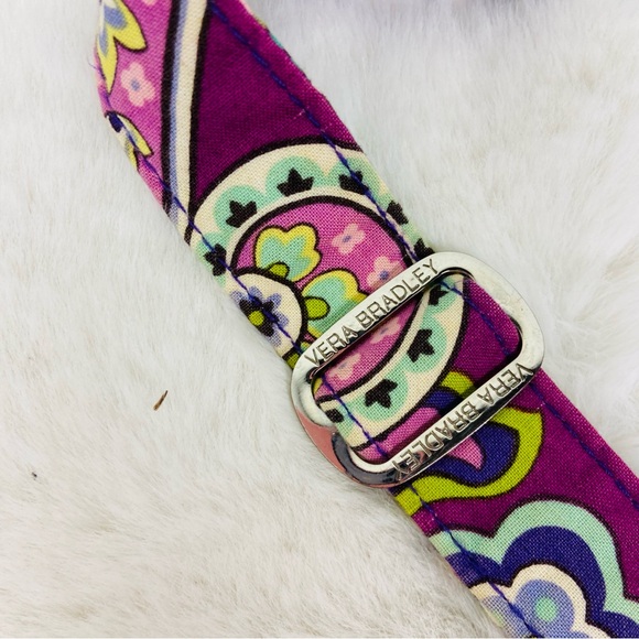 Vera Bradley colorful paisley Hipster Crossbody vibrant Heather pattern - Picture 7 of 16